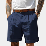 Eleganta bermudashorts i ventilerande bomull