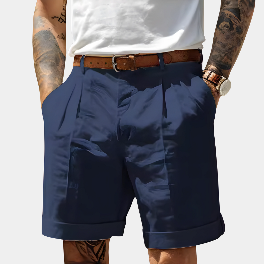 Eleganta bermudashorts i ventilerande bomull