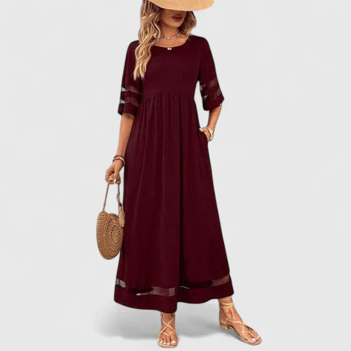 Produktbild – Delymarina – Elegant Midi Klänning