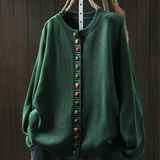 Michèle | Cardigan med färgade knappar