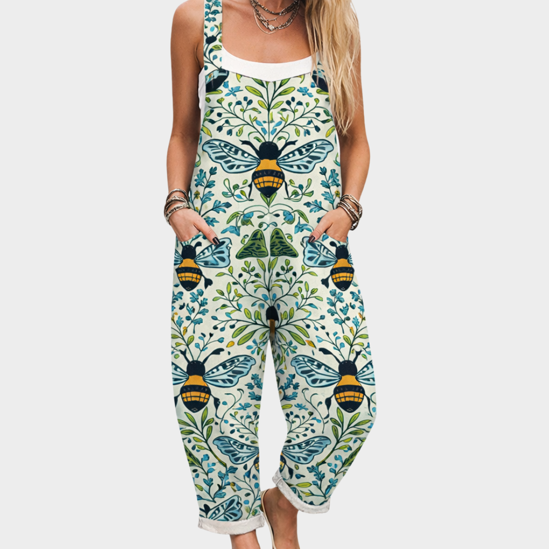 Ida | Mönstrad bekväm jumpsuit