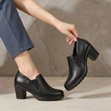 Margot | Bekväma loafers med blockklack