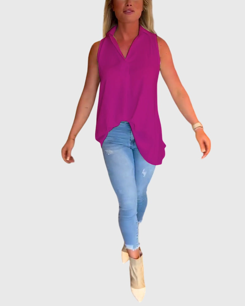 Produktbild – Lina – Ärmlös topp