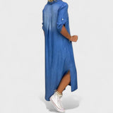 Mirka – sommarklänning i jeansstil