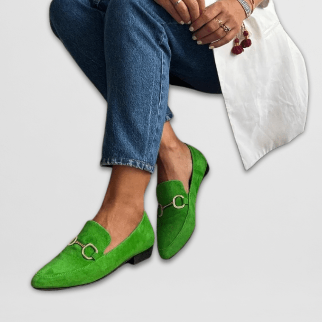 Produktbild – Ginevra – Färgglada Boho Loafers