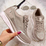 Sophie | Kilklackssneakers med dragkedja