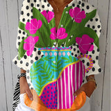 Élise | Chic blus med knappar