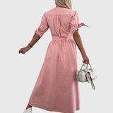 Produktbild – Sophia – Elegant Denim Klänning