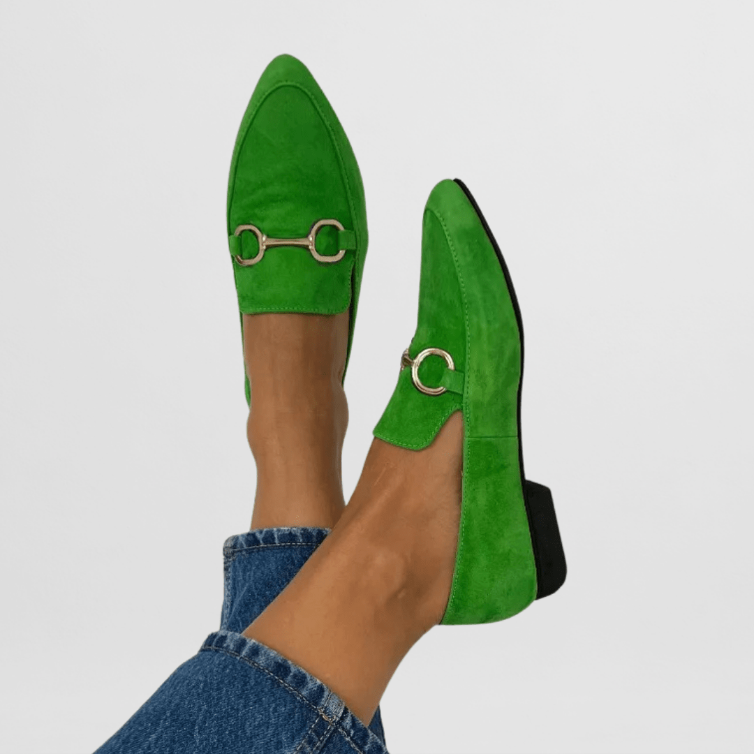 Produktbild – Ginevra – Färgglada Boho Loafers