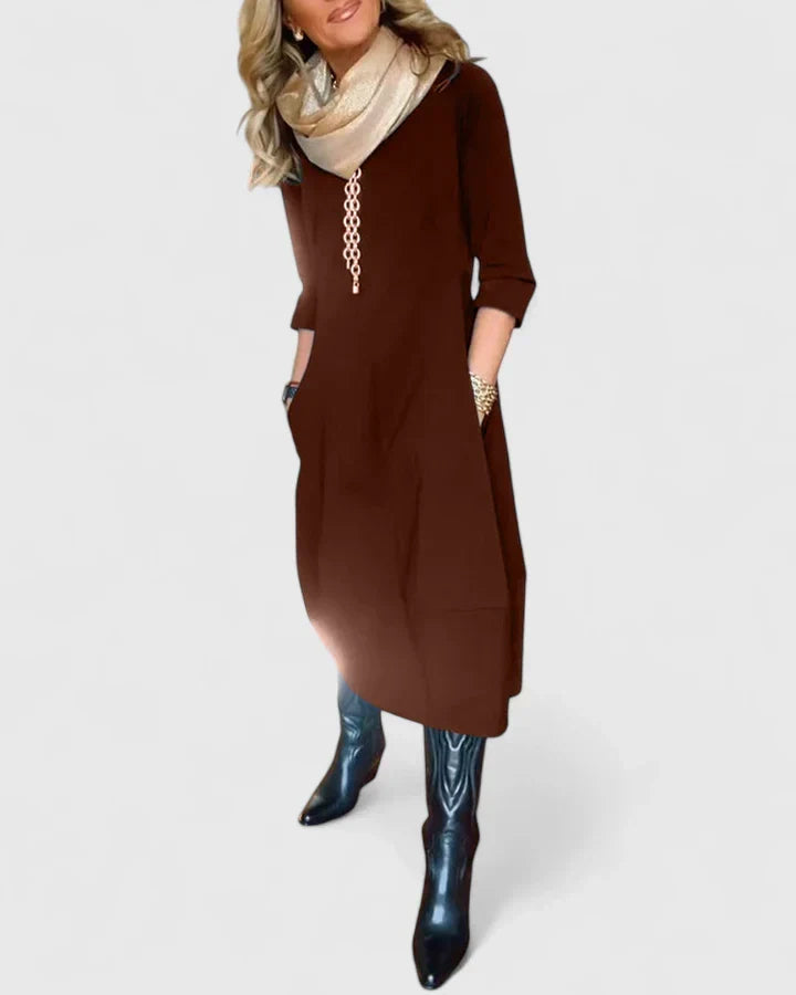 Produktbild – Danyshka – Elegant Midi Klänning