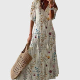 Produktbild – Amalia – Boho Vintage Sommarklänning