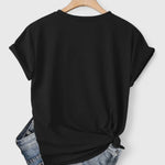 Produktbild – Ivanelle – Bekväm T-shirt med Kort Ärmar