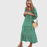 Produktbild – Sarah – Boho Maxi Klänning