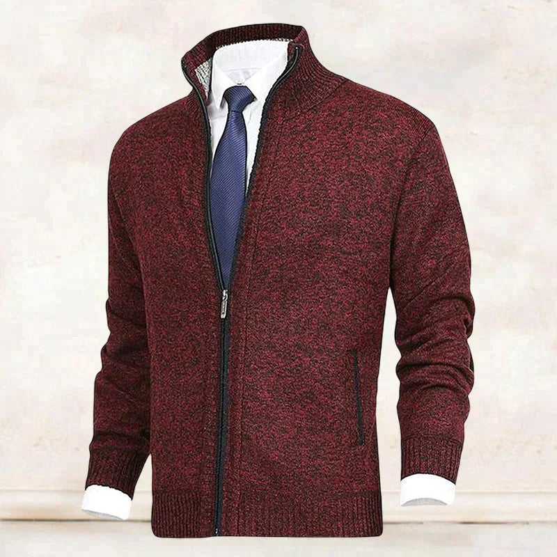 Långärmad cardigan för herr