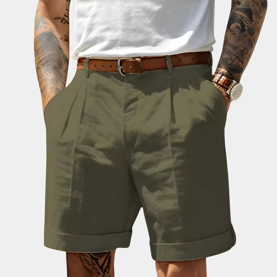 Eleganta bermudashorts i ventilerande bomull