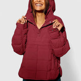 Veronika – vattenavvisande oversized hoodie