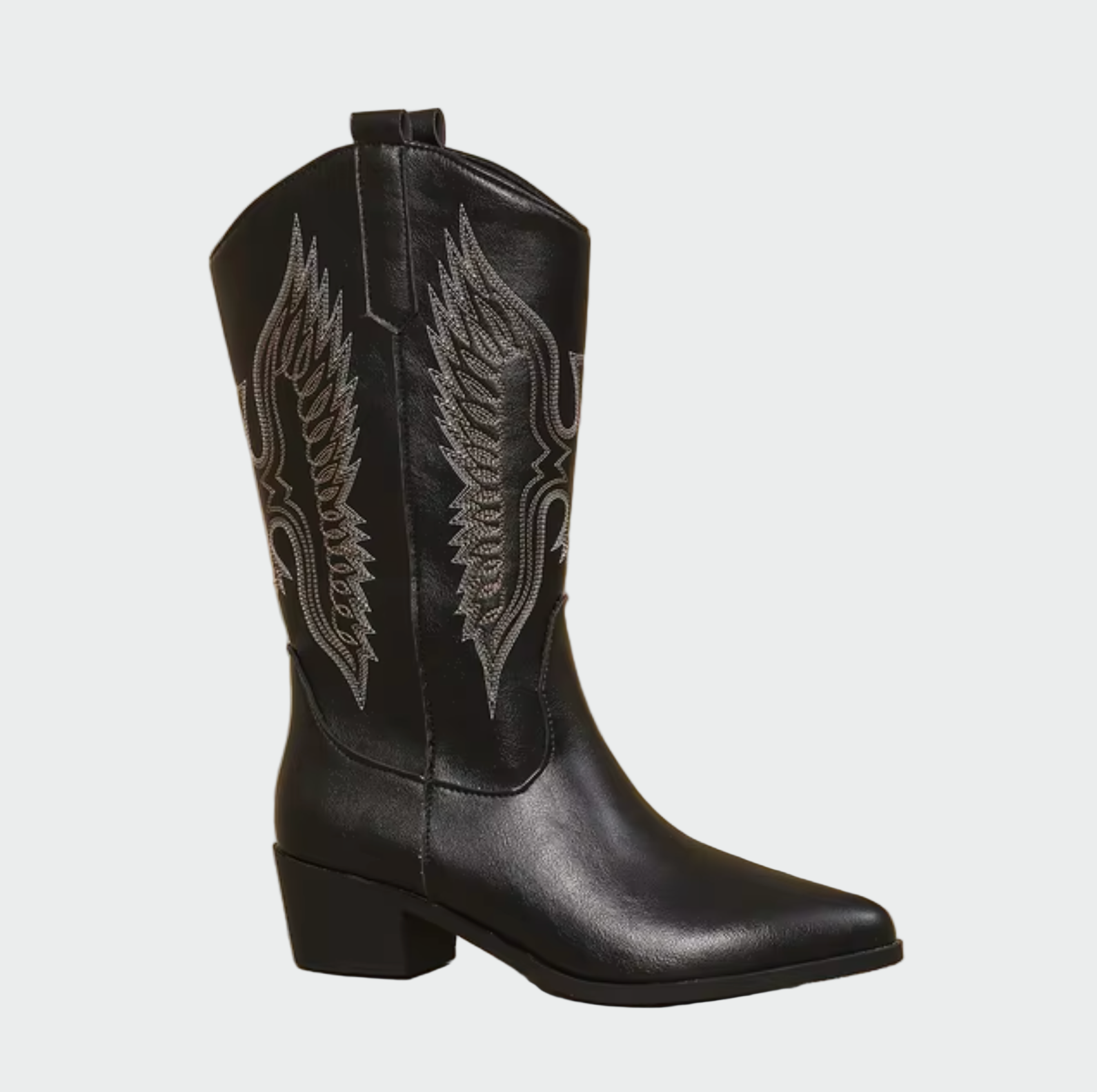 Västerländska cowboyskor i skinn