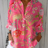 Michèle | Chic blus med knappar