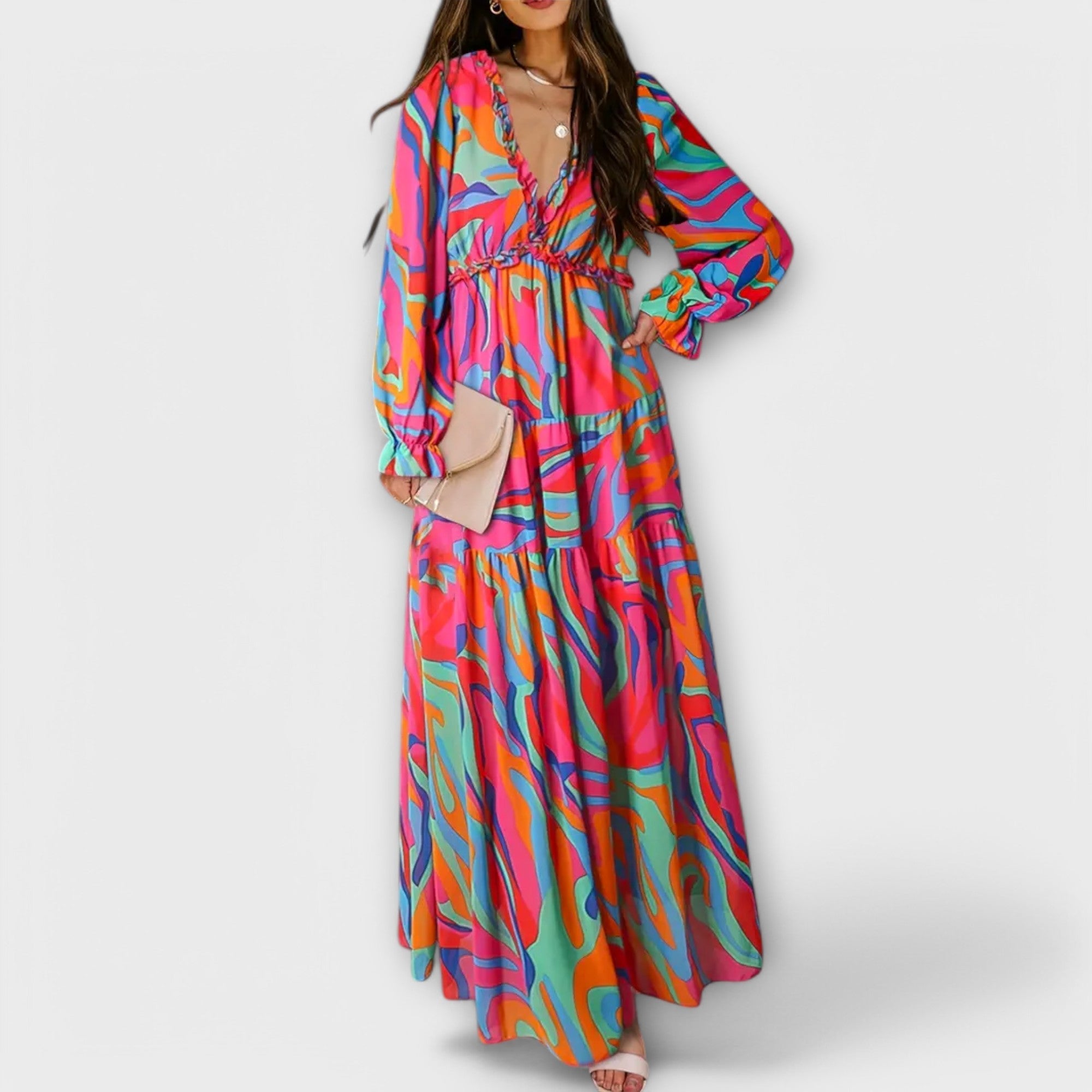 Produktbild – Ynah – Elegant Maxi Klänning