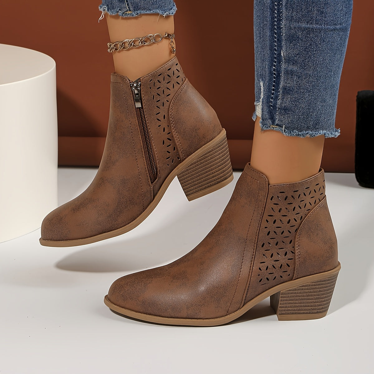 Ventilerande ankelboots med långvarig komfort