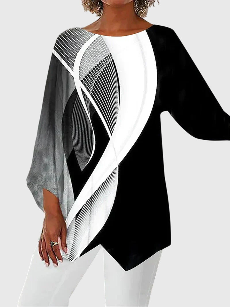 Produktbild – Alayah – Elegant Crew Neck Top