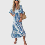 Produktbild – Sarah – Boho Maxi Klänning
