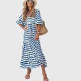 Produktbild – Sarah – Boho Maxi Klänning