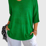 Produktbild – Cassandra – Elegant V-ringad topp