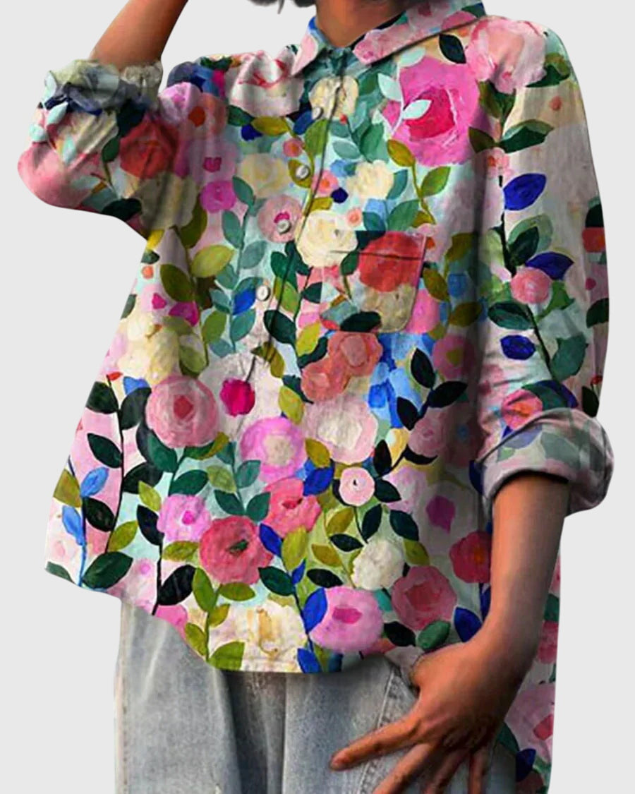 Produktbild – Valeria – Blommig blus