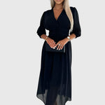 Produktbild – Chloe – Lätt Silkes Chiffon Klänning