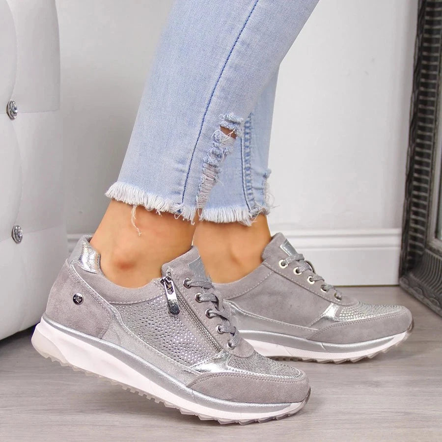 Sophie | Kilklackssneakers med dragkedja
