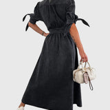 Produktbild – Sophia – Elegant Denim Klänning