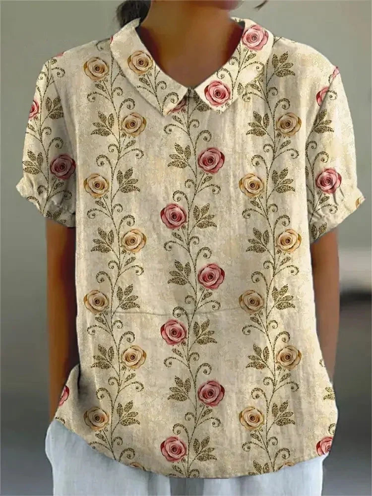 Ellia | Elegant blommig blus