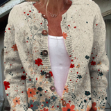 Charlotte | Cardigan med vilda blommor