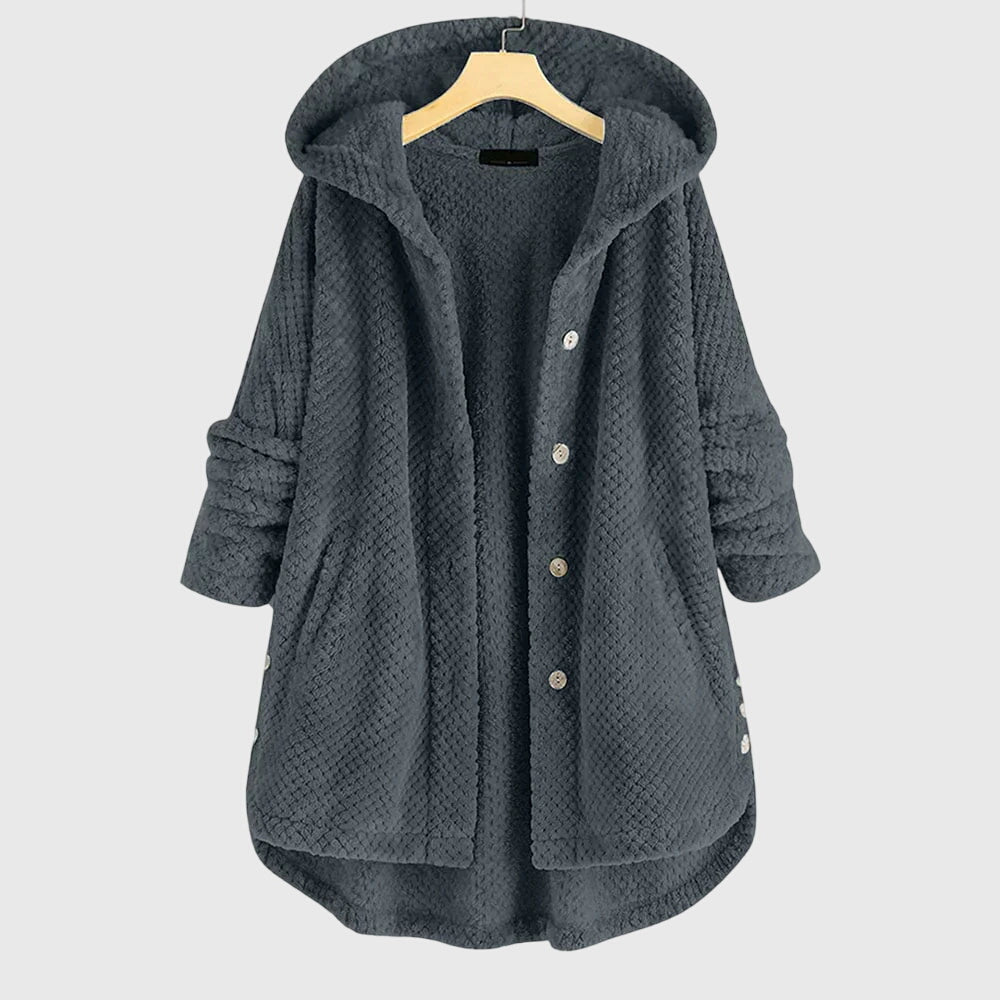 Produktbild – Franca – Fleecejacka med Huva