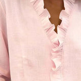 Susan | Blus med volanger