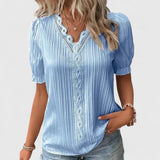 Produktbild – Avienne – Elegant V-ringad blus