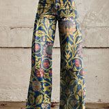 Vida bohemiska jeans med blommönster | Design 7