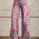 Vida bohemiska jeans med blommönster | Design 3