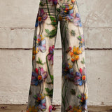 Vida bohemiska jeans med blommönster | Design 1