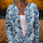 Produktbild – Mary – Blommig Design Cardigan