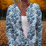 Produktbild – Mary – Blommig Design Cardigan