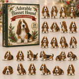 Basset hound – adventskalender 2026 – bild 1