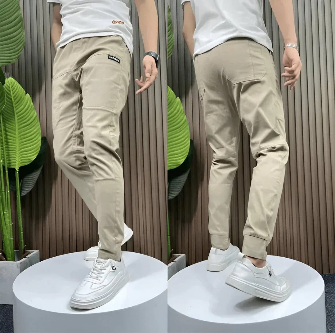 Premium cargobyxor med stretch