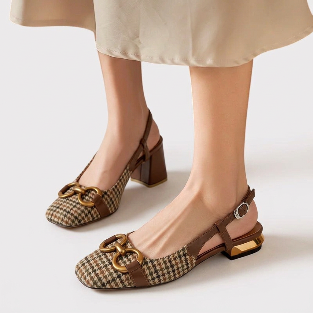 Produktbild – Alexandra – Ortopediska Slingback-skor