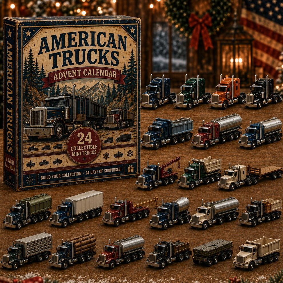 Amerikanska lastbilar – adventskalender 2026 – bild 1
