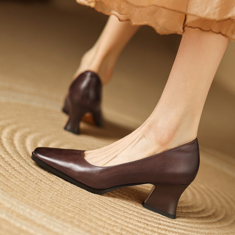 Martine | Pumps med fyrkantig tå