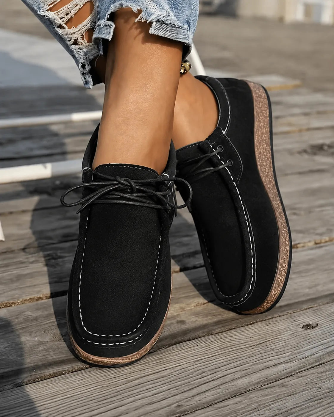 Sylvie | Vadderade bohemiska loafers