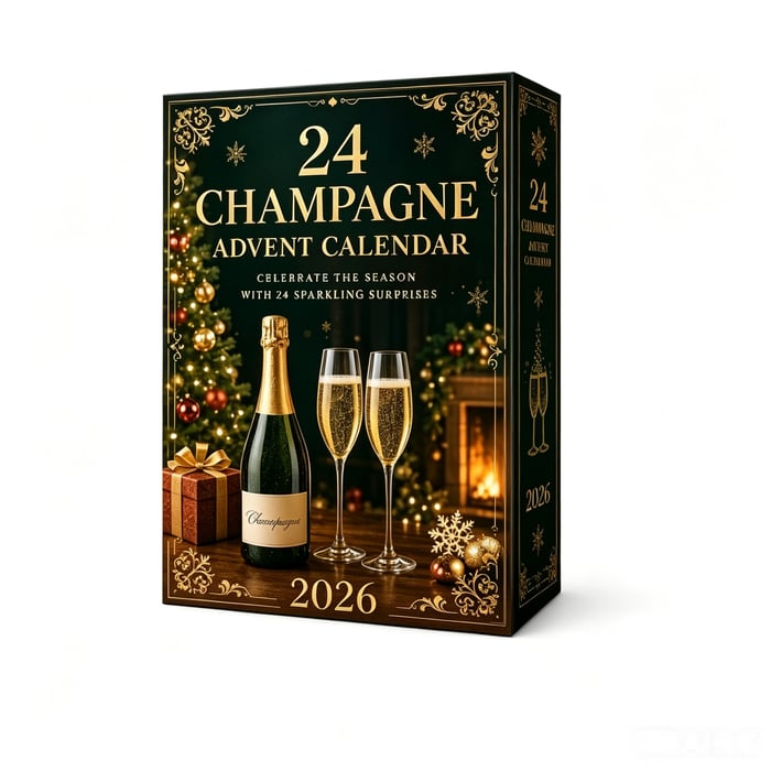 Champagneinspirerad adventskalender 2026 – bild 3
