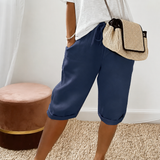 Camille | Capri-shorts med dragsko